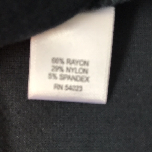 Banana Republic Milly petite black knit wide strap knit skater dress EUC - Picture 5 of 5